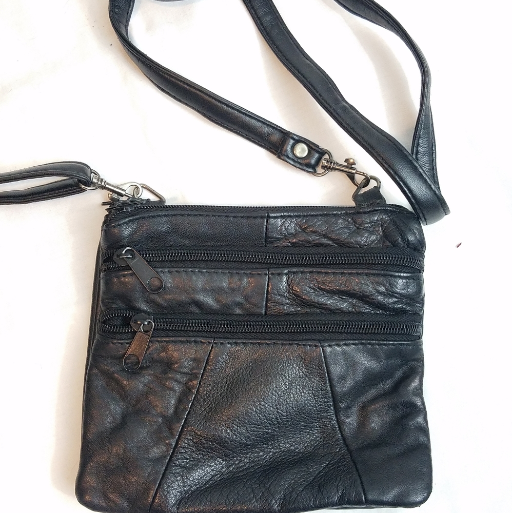 Leather waist/crossbody bag NWOT